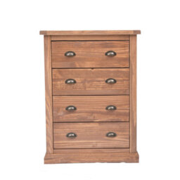 Cabinet Bits Tirolo 4 Drawer Chest Of Drawers Brass Cup Handle - thumbnail 2