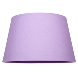 Happy Homewares Traditional 30Cm Soft Lilac Linen Fabric Drum Table/pendant Shade 60W Maximum - thumbnail 5