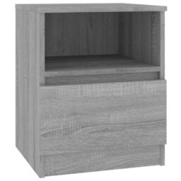 Berkfield Bedside Cabinets 2 Pcs Grey Sonoma 40X40X50 Cm Engineered Wood - thumbnail 3