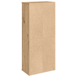 Berkfield Durable Bathroom Cabinet With Roll Holder Artisan Oak 39X22X90 Cm - thumbnail 7