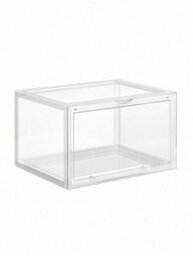 LEDREM Lsp06Cb Set Of 6 Stackable Shoe Boxes With Door Plastic Size Up To 36 X 28 X 22 Cm - thumbnail 7