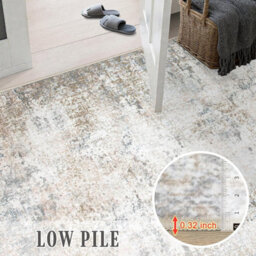 5X7 Area Rug Living Room Modern Washable Indoor Soft Carpet Brown For Bedroom Dining Room Farmhouse Nursery Hallway Office - thumbnail 8