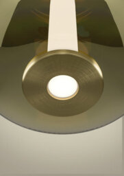 Eglo Fruitera Pendant Light, Brushed Brass & Gold Vapourised Glass, Touchless Sensor Control, Tuneable White Led - thumbnail 4