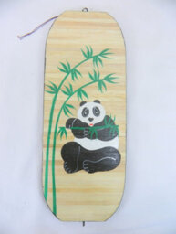 Wooden Wind Spinner Spiral Mobile Garden Ornament - Panda 40Cm - thumbnail 2