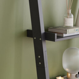 Lassic Vida Designs York Black 4 Tier Ladder Bookcase Freestanding Open Shelf (H)1540mm (W)560mm (D)290mm - thumbnail 5