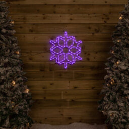 Samuel Alexander 57Cm Rgb Digital Light Up Christmas Snowflake With Remote Control & Timer Function - thumbnail 8