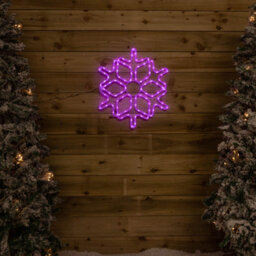 Samuel Alexander 57Cm Rgb Digital Light Up Christmas Snowflake With Remote Control & Timer Function - thumbnail 7