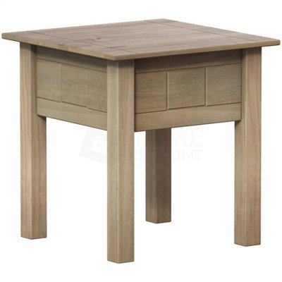 Solid Wood Multi-Use Side Table Brown - image 1