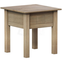 Solid Wood Multi-Use Side Table Brown