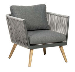 Primrose Living 4 Seater Luxury Lifestyle Rattan Rope Detail Garden Sofa Chair Set With Coffee Table - thumbnail 6