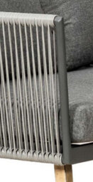 Primrose Living 4 Seater Luxury Lifestyle Rattan Rope Detail Garden Sofa Chair Set With Coffee Table - thumbnail 7