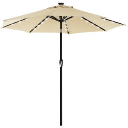 LEDREM Garden Parasol Umbrella,outdoor Terrace Pool Balcony, Without Base, Beige - thumbnail 2