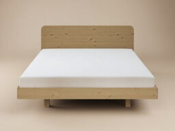 Noomi Demi Wooden Bed Frame With Headboard Storage, Double, Oak - thumbnail 5