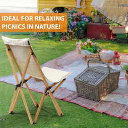 Crystals Folding Camping Chair, Portable Butterfly Canvas Chair For Adults Up To 150Kg - thumbnail 4