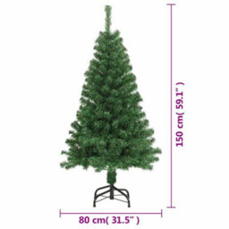 Walplus Artificial Christmas Tree With Thick Branches Green 150 Cm Pvc - thumbnail 7