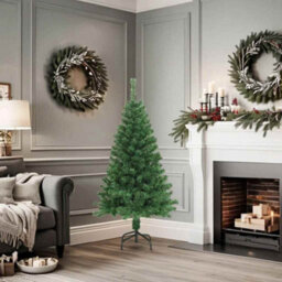 Walplus Artificial Christmas Tree With Thick Branches Green 150 Cm Pvc - thumbnail 2