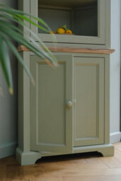 Statement Furniture Florence Corner Sideboard With Cupboard - Sage Green - thumbnail 2