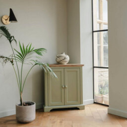 Statement Furniture Florence Corner Sideboard With Cupboard - Sage Green - thumbnail 6
