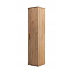 Heze Furniture Elegance Glamour Style Tall Bathroom Cabinet In Gold Craft Oak - thumbnail 3