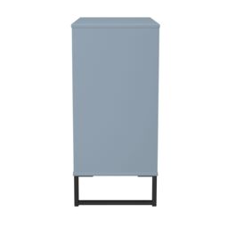 Ancona Matt Denim Blue No Effect 4 Drawer Chest (H)848mm (W)765mm (D)395mm - thumbnail 6