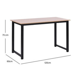 120Cm Wide Office Desk Computer Workstation Pc Laptop Gaming Table - thumbnail 2