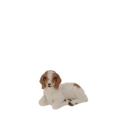 Terrastyle White, Brown Resin Goat Garden Ornament (H)19.5Cm (W)16.2Cm