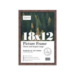 18X12 Walnut Picture Frame (45.7 X 30.5Cm) Poster, Photo, Artwork, Gallery Wall Or Print - thumbnail 1