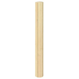 Berkfield Rug Rectangular Light Nature 60X100 Cm Bamboo - thumbnail 3