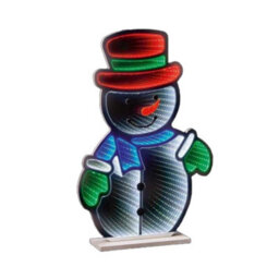Premier Snowman Christmas Decoration (Uk Plug) Multicoloured (One Size) - thumbnail 2