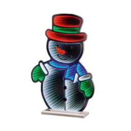 Premier Snowman Christmas Decoration (Uk Plug) Multicoloured (One Size) - thumbnail 1