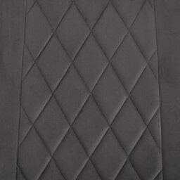 Home Detail Alba Velvet Dining Chair Set Of 2, Grey With Silver Legs - thumbnail 5