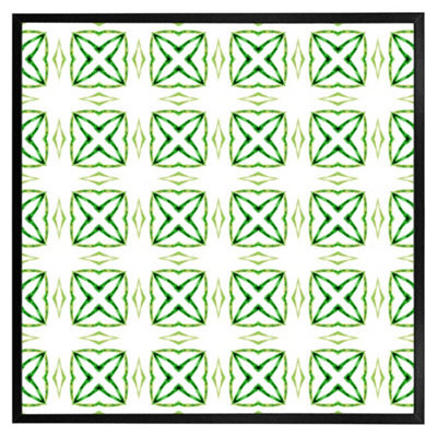 "Andrew Lee Green Extraordinary Boho Chic Summer Design (Picutre Frame) / 12X12"" / Oak" - image 1