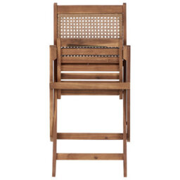 Beliani Garden Dining Set 4 Seater Paraggi Certified Acacia Wood Dark Brown - thumbnail 7