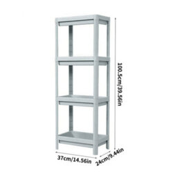 Living And Home 4 Layers Freestanding Shelf Units Plastic Bathroom Corner Storage Food Storage - thumbnail 8