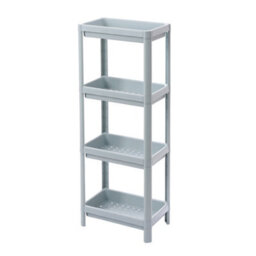 Living And Home 4 Layers Freestanding Shelf Units Plastic Bathroom Corner Storage Food Storage - thumbnail 2