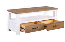 Baumhaus Splash Of White - Widescreen Television Cabinet - thumbnail 5