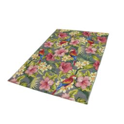 Multicolour Floral Medium Outdoor Rug, (L)170Cm X (W)120Cm - thumbnail 2