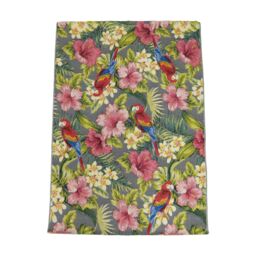 Multicolour Floral Medium Outdoor Rug, (L)170Cm X (W)120Cm - thumbnail 3