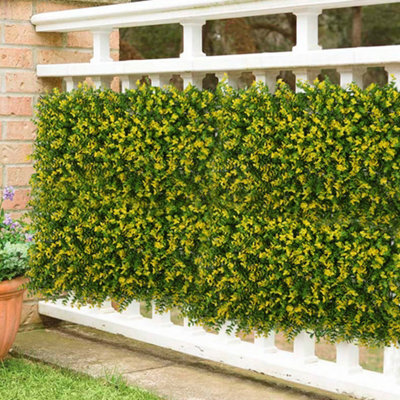 Garden Sanctuary Artificial Plant Wall Panel Decoration Artificial Hedges Panels Leaf Lawn Wall Plant Greenery Panels For Indoor Or Outdoor - image 1