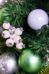 Christmas Tree World 180Cm Decorated Mixed Pine Garland With Baubles Berries & Bows - thumbnail 5