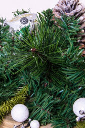 Christmas Tree World 180Cm Decorated Mixed Pine Garland With Baubles Berries & Bows - thumbnail 9