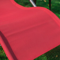 Sobuy Ogs28-R, Outdoor Garden Rocking Sun Lounger Recliner Relaxing Chair With Headrest And Side Bag, Red,w147Xd63Xh85 - thumbnail 6