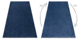 RugsX Modern Washing Carpet Lindo Navy Blue, Anti-Slip, Shaggy  140X190 Cm - thumbnail 2