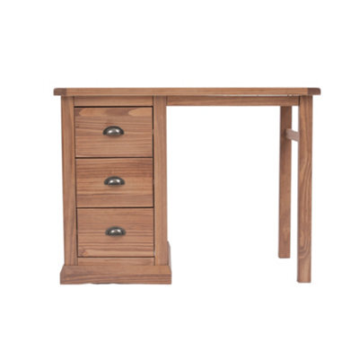 Cabinet Bits Tirolo 3 Drawer Desk - Dressing Table Brass Cup Handle - image 1