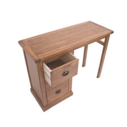 Cabinet Bits Tirolo 3 Drawer Desk - Dressing Table Brass Cup Handle - thumbnail 4