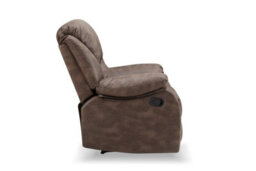 Home Detail Enoch 1 Seater Recliner Armchair, Dark Brown Faux Leather - thumbnail 5