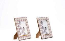Penguin Home Handcrafted White & Pink Finish Photo Picture Frame - thumbnail 2