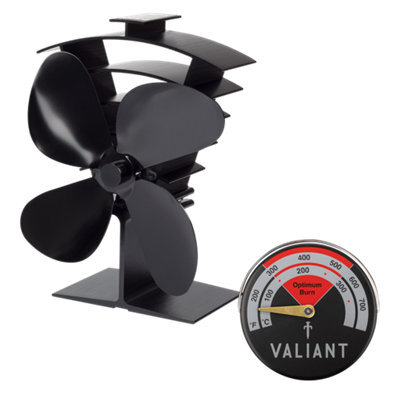 Valiant Premium Iv Stove Fan With Magnetic Thermometer - image 1