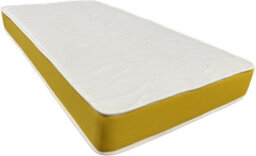 Wilson Beds Limited - 4Ft Small Double Rainbow Kids Basic Yellow Quilted Conventional Spring Mattress - thumbnail 2