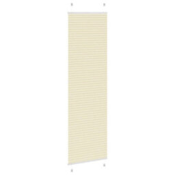 Berkfield Pleated Blind Cream 65X200 Cm Fabric Width 64.4 Cm Polyester - thumbnail 4